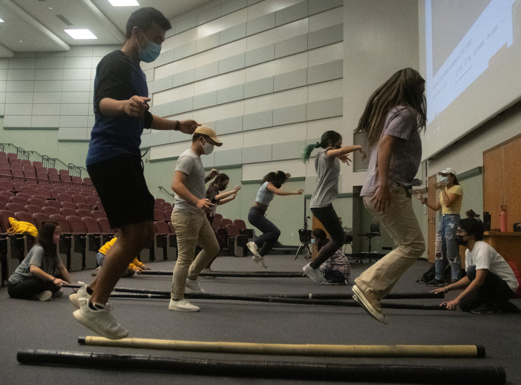 PSFA, tinikling dance rehearsal